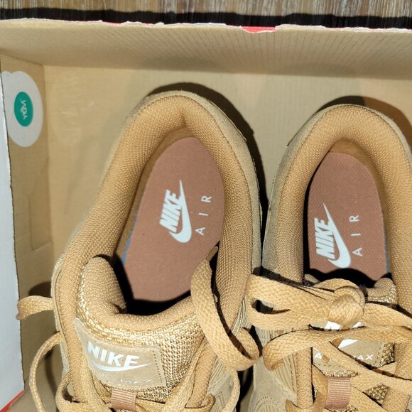 Nike Air Max 90 Ultra 2.0 LTR | Flax/Sail-Gum Brown/White | Size 10.5 | New - Picture 12 of 12